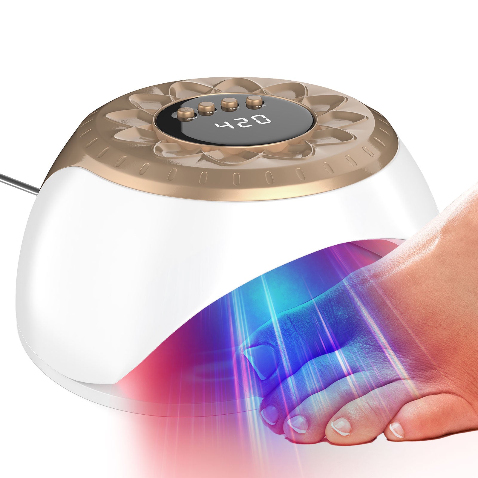 Gold KTS Nail Fungus Light pour les ongles multiples
