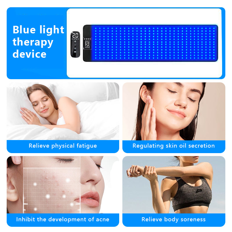 Tapis de yoga à message pour la thérapie par la lumière bleue