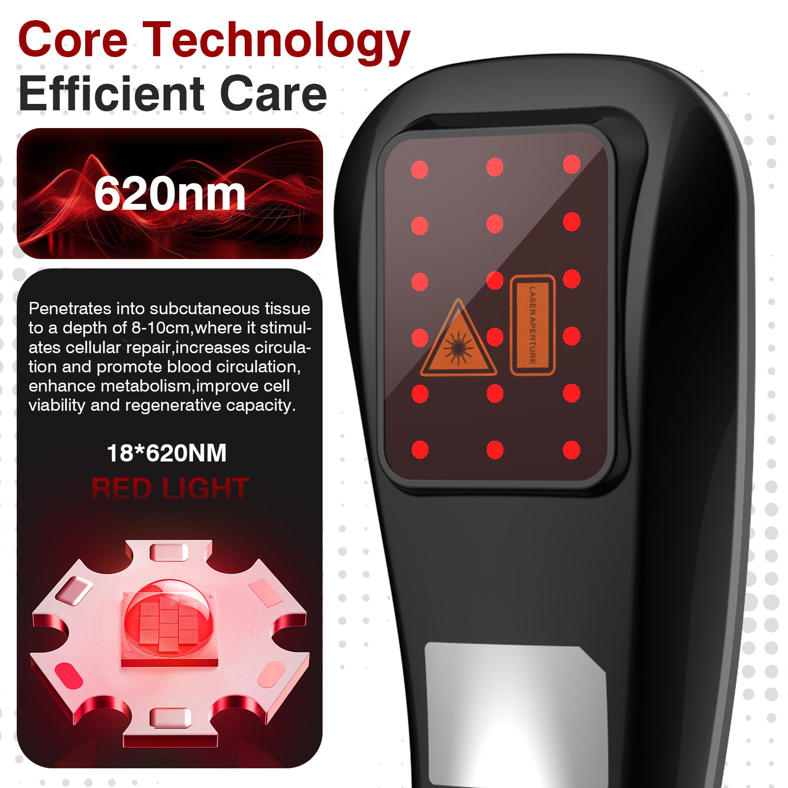 Appareil portatif de soulagement de la douleur KTS