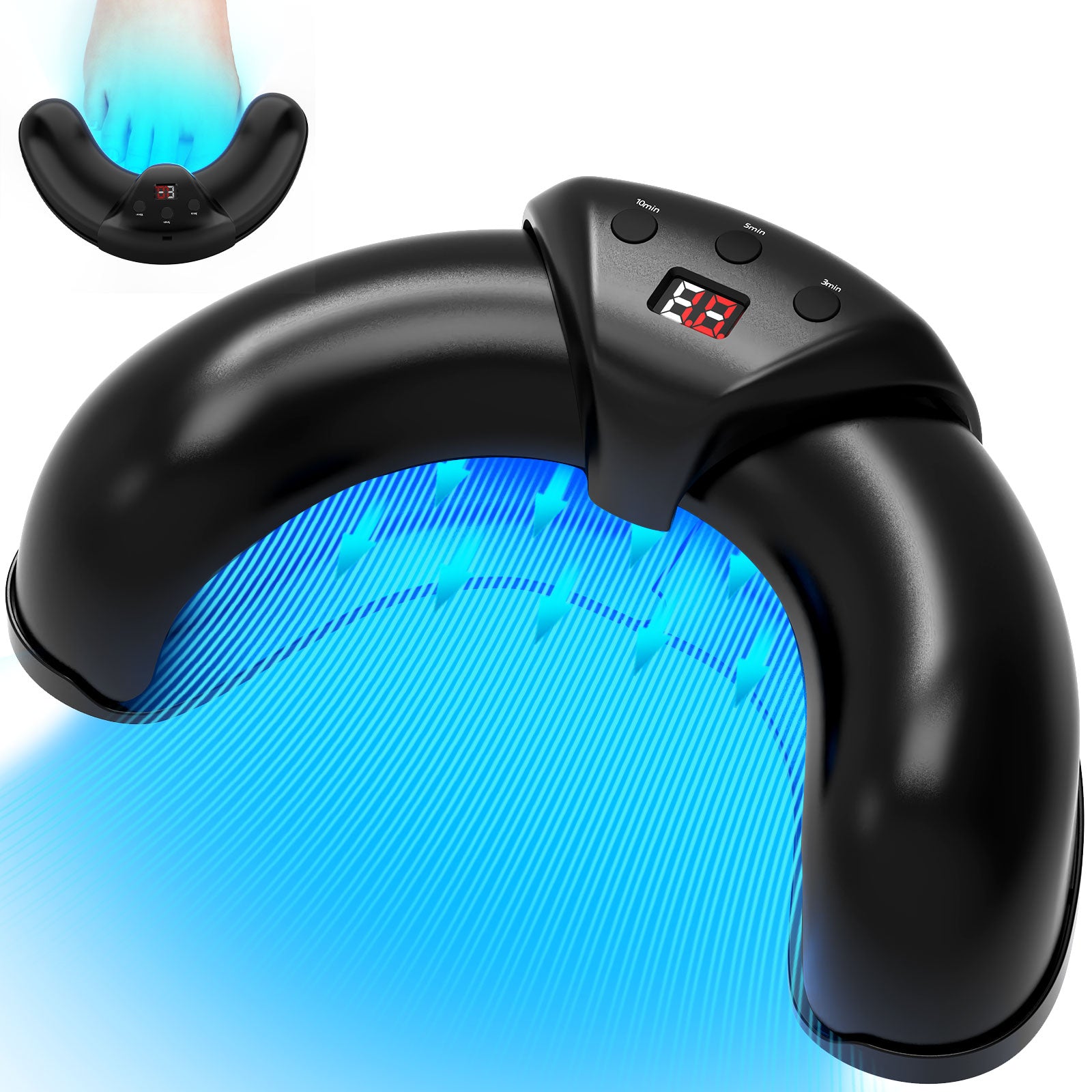 Lumière pour champignons d'ongles pour ongles d'orteils multiples