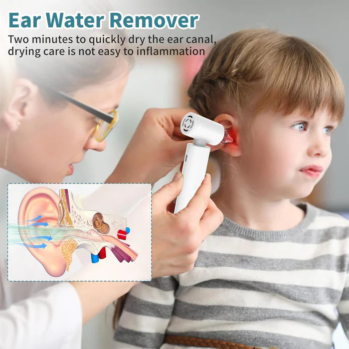 Dispositif de séchage d'oreille à lumière rouge pour les nageurs
