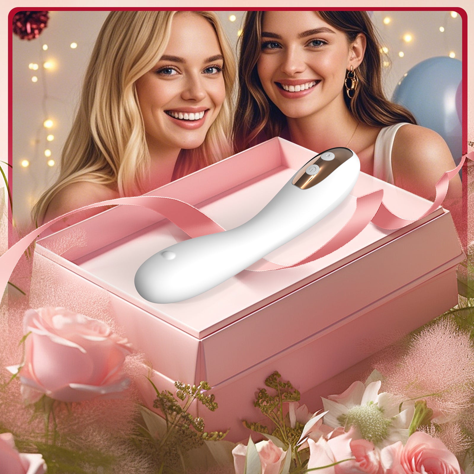 Appareil de santé intime à lumière rouge pour femmes, avec fonction chauffante