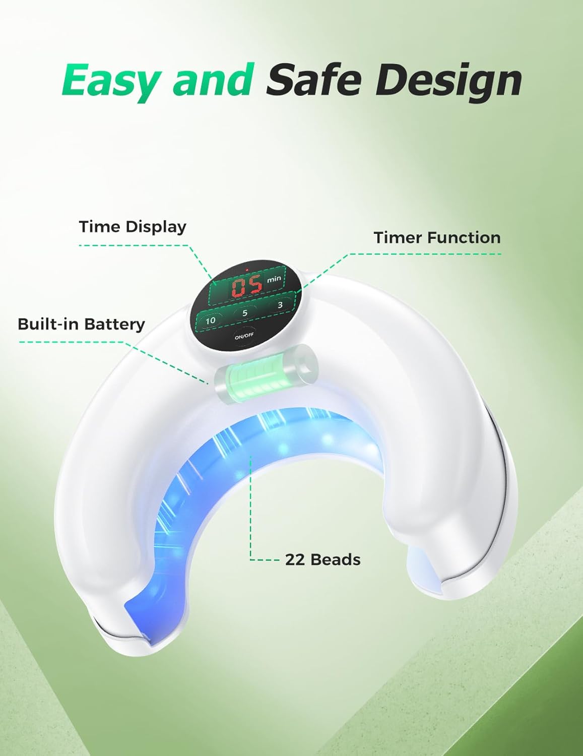 Appareils sans fil de traitement au laser de la mycose de l'ongle pour les ongles multiples