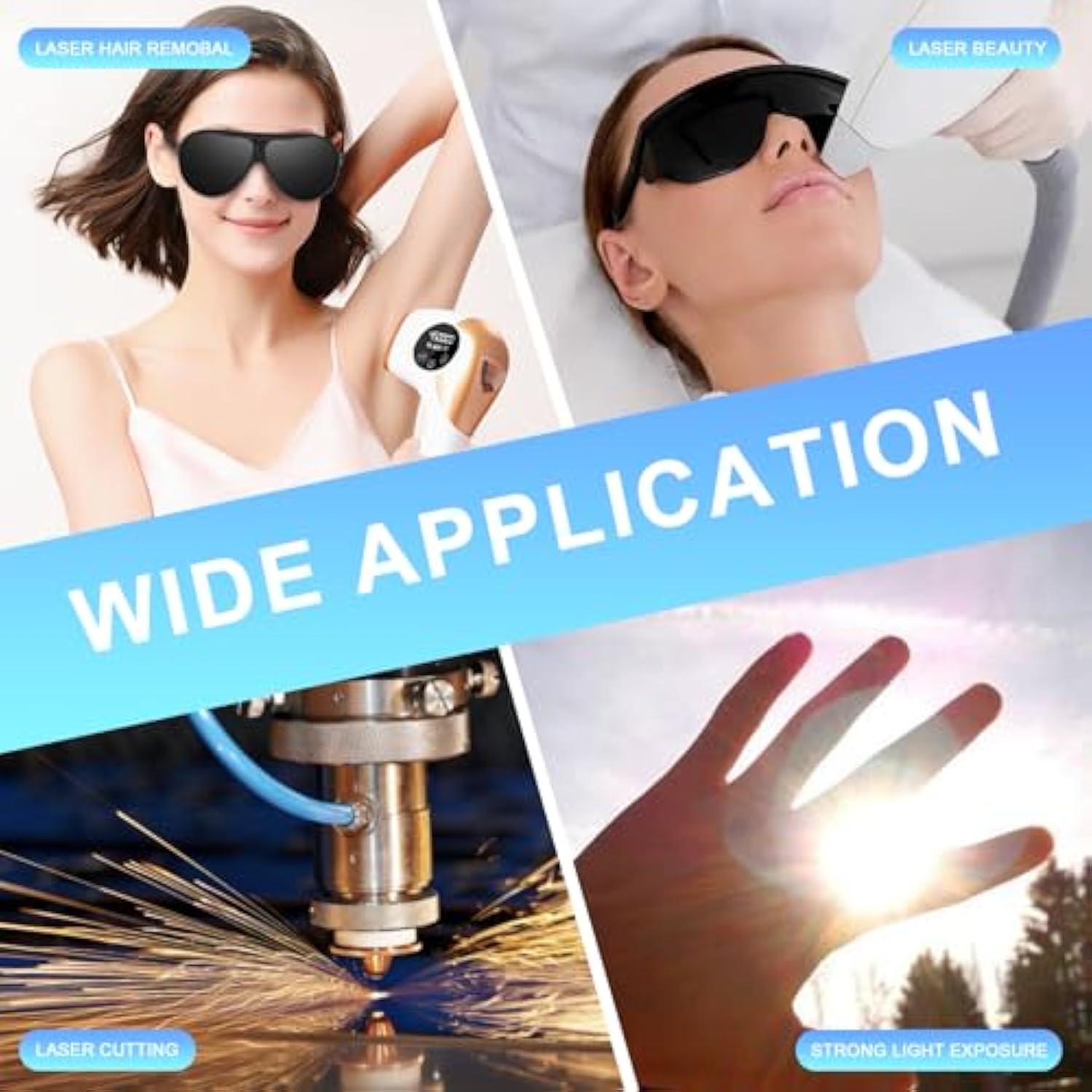 KTS 190-2000nm Lunettes de protection laser pliables