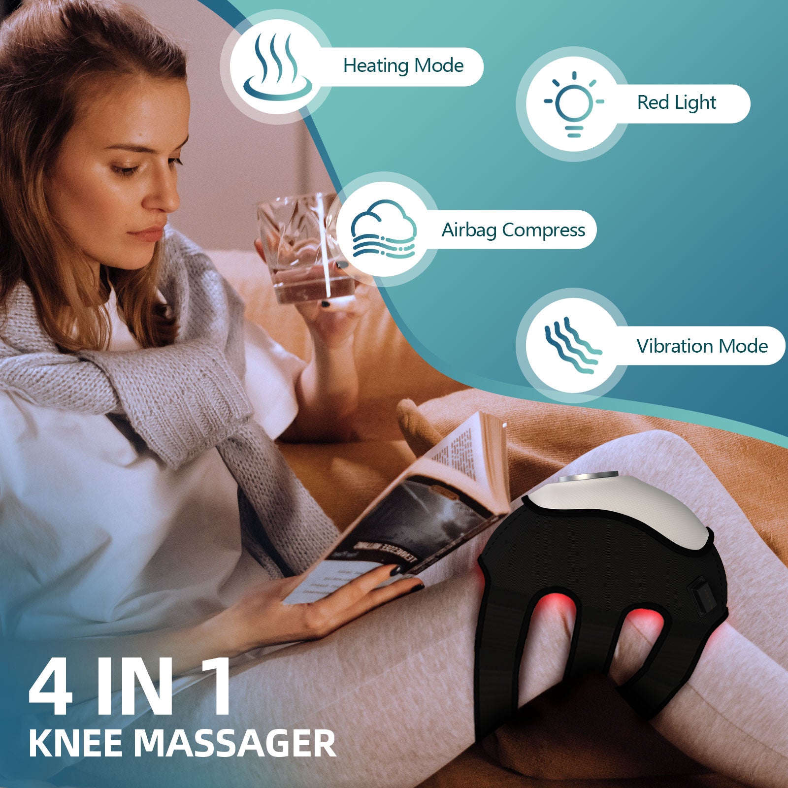 Knee 4 IN 1 Massager Ostéoarthrite