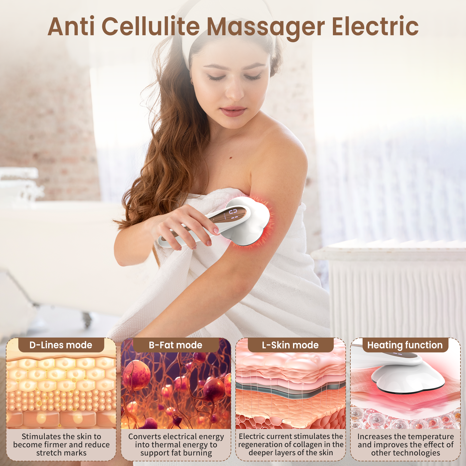 KTS Puissant Masseur Anti-Cellulite