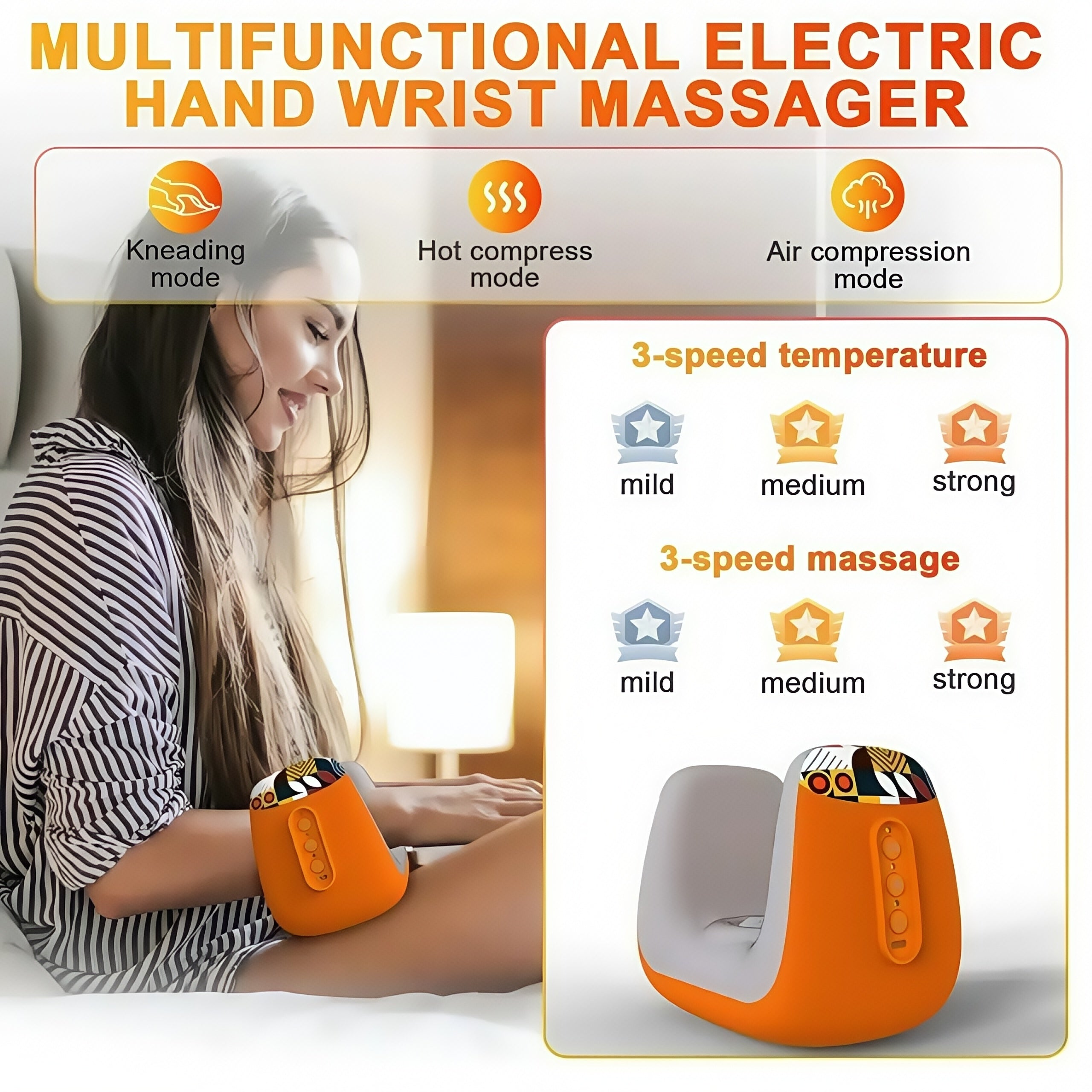 Masseur électrique pour le canal carpien