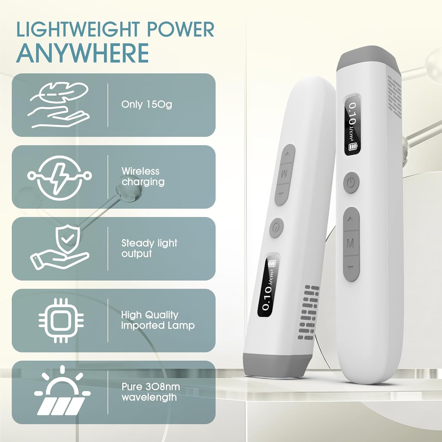 Nouvel appareil portable de photothérapie UVB 308 nm KTS – Modèle 2026