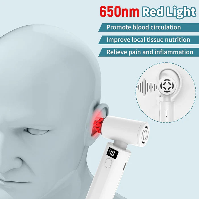 Dispositif de séchage d'oreille à lumière rouge pour les nageurs