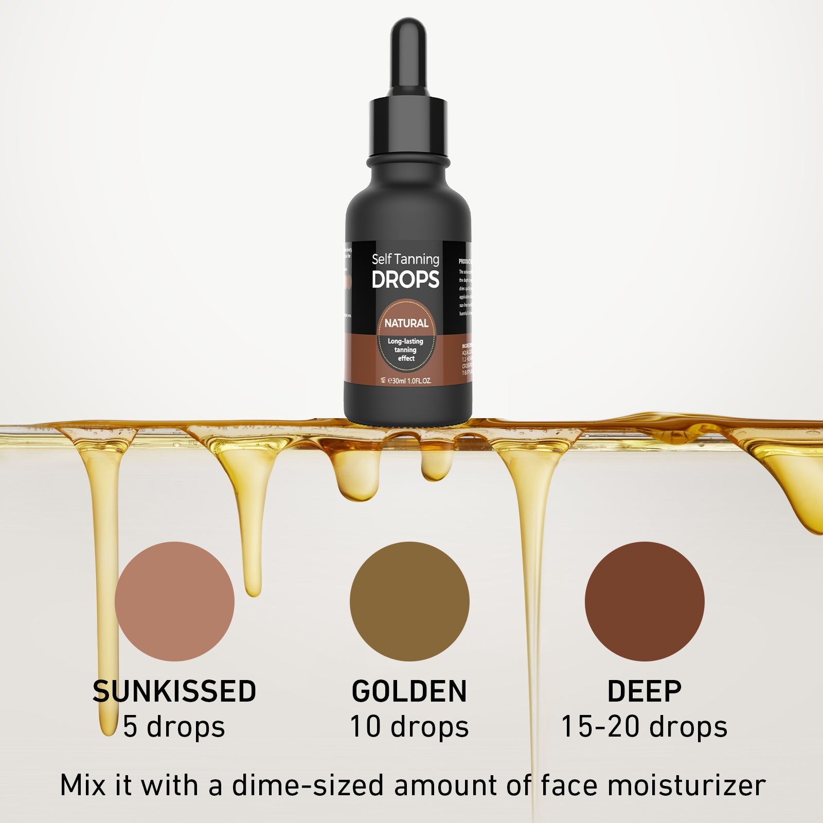 Concentré de bronzage sans soleil 30ml pour la maison x2 pièces