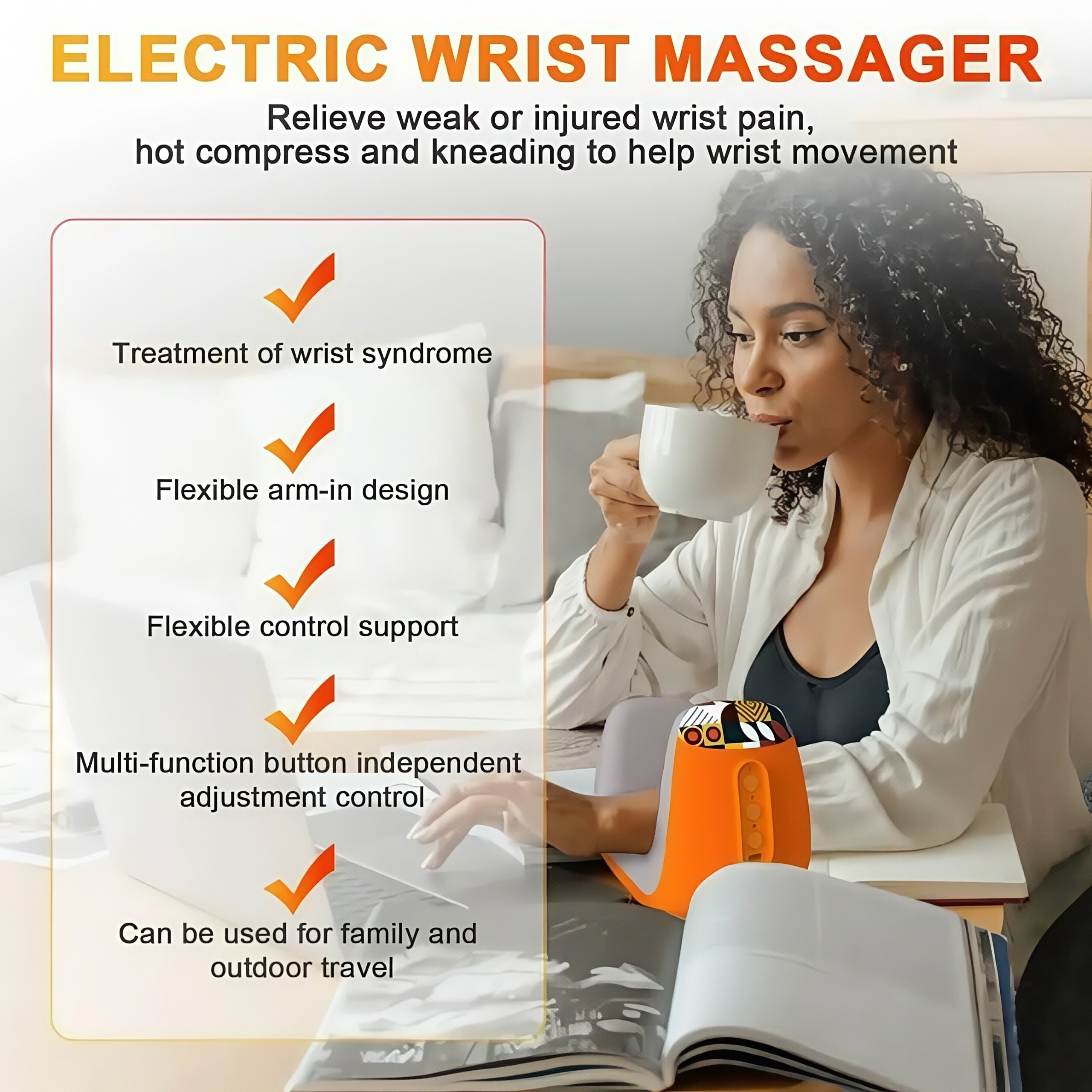 Masseur électrique pour le canal carpien